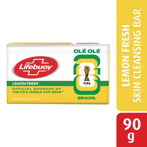 Lifebuoy Skin Cleansing Soap Bar Lemon Fresh 90g