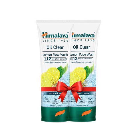 (Buy 1 & Get 1 Free) Himalaya Men Intense Oil Clear Lemon Face Wash 100ml