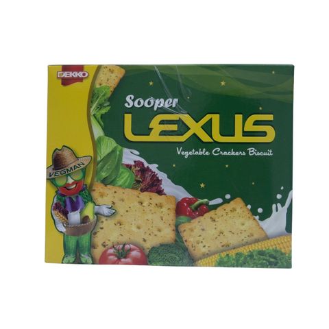 Buy 2 Get 1 Free Dekko Super Lexus Vegetable Craker Biscuits 180g
