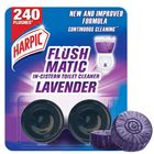 Harpic Flushmatic Lavender In Cistern Toilet Cleaner Blocks (50g x 2)