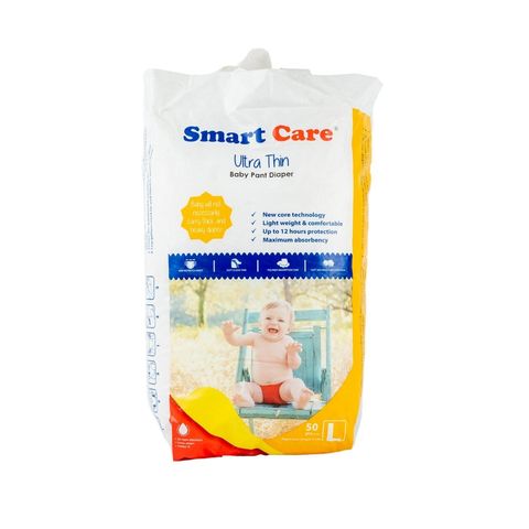 Smart Care Baby Pant Ultra Thin Diaper L (9-14kg) 1 Packet