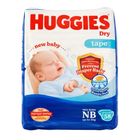 Huggies Dry Baby Diaper Belt Tape New born  Up To 5kg 58pieces