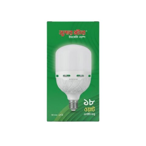 Super Star LED Emergency Lamp 18 W Screw 1 Piece