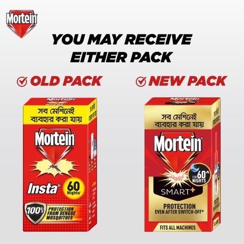 Mortein Smart + Protection Mosquito Repellent Insta Vaporizer Refill 45ml