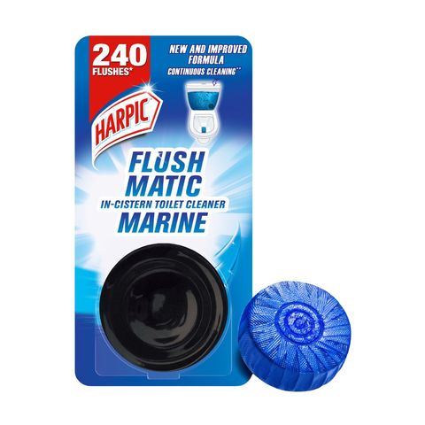 Harpic Flushmatic Marine In Cistern Toilet Cleaner Block 50g