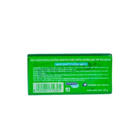 Mentos Pure Fresh Mints Spearmint 35g