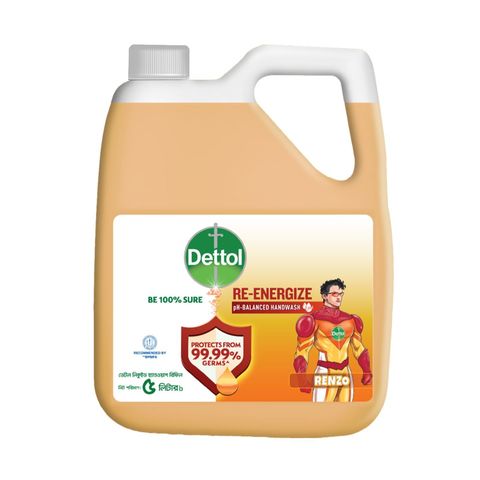 Dettol Handwash Re-Energize Everyday Protection Refill 5L