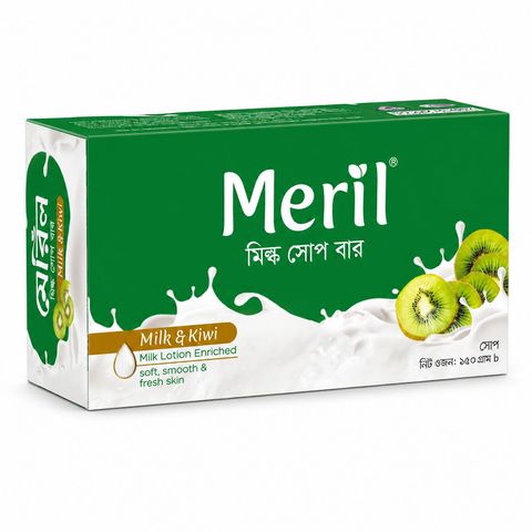 Meril Milk Soap Bar Milk & Kiwi 150g