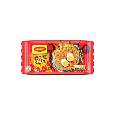 Maggi Hot & Spicy Blast Noodles 8 Packs 404g