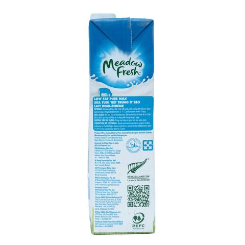 Meadow Fresh Pure Milk Low fat 1L