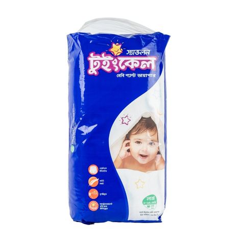 Savlon Twinkle Baby Pant Diaper L (8-15kg) 34 Pieces