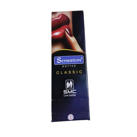 Sensation Classic Dotted Latex Condom (Full Box) 36 Pieces