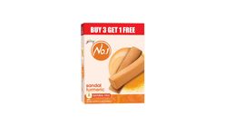 Godrej No.1 Sandal Soap (Buy 3 & Get 1 Free) 4 x 100g