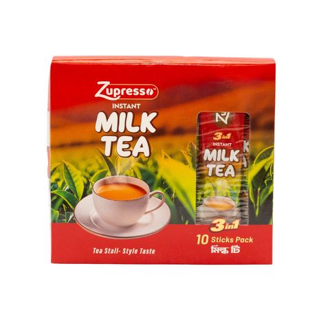 Zupresso Milk Tea 3 In1 Box 10 Pieces 150g