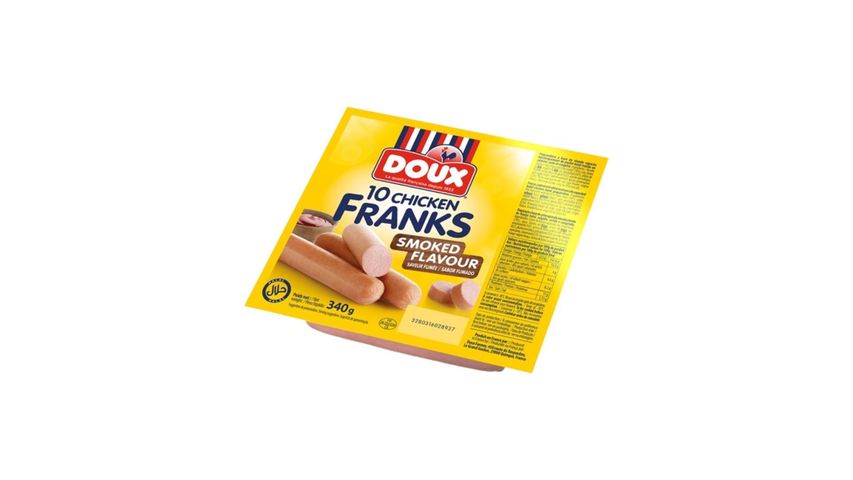 Doux Chicken Frank Sausage Smoked 340g