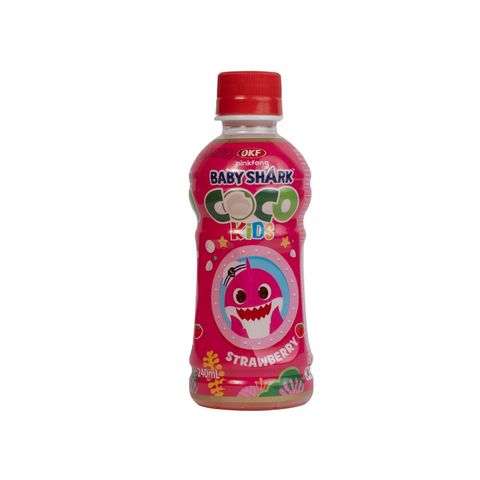 Okf Baby Shark Coco Kids Strawberry Drink 240ml
