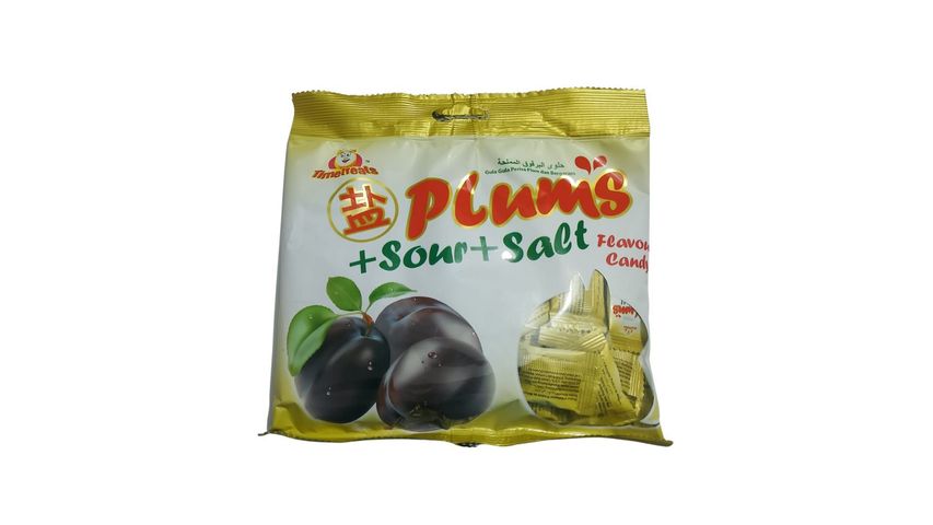 Timetreats Plums Sour Sact Flavour Candy 150g