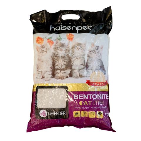 Haisenpet Bentonite Cat Litter Lavender 10L