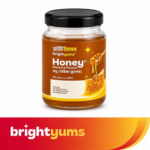 brightyums Mustard Flower Honey 100g