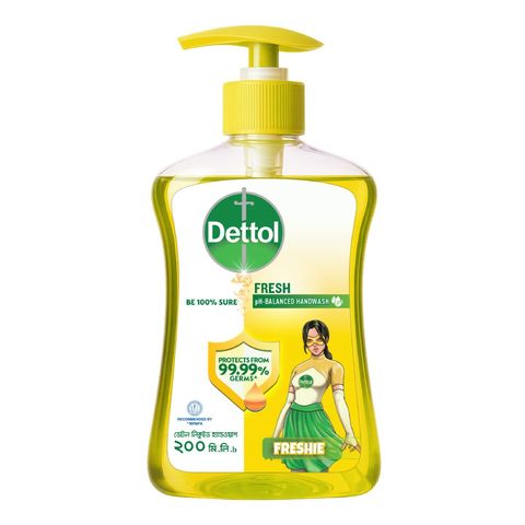 Dettol Fresh Liquid pH-Balanced Handwash Pump 200ml