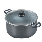 Prestige Omega Deluxe Granite Non Stick Stock Pot 28cm Black 8.5L