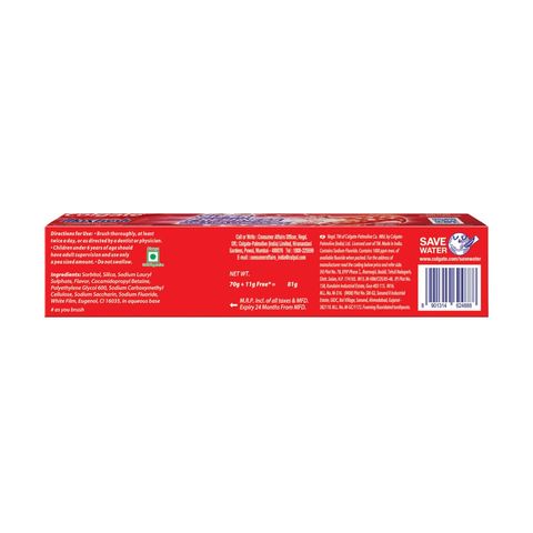 Colgate Max Fresh Red Gel 70g