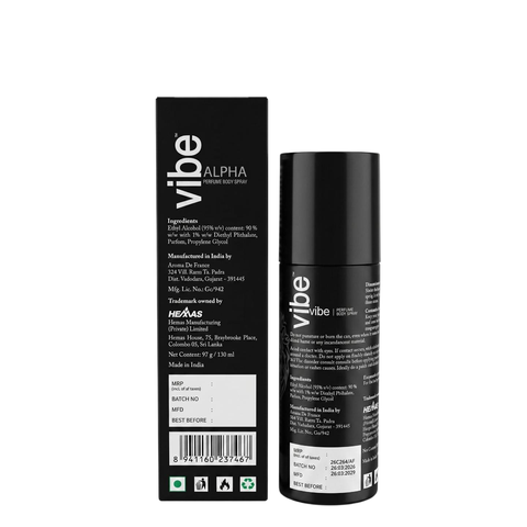 Vibe Alpha Perfume Body Spray Intense 120ml