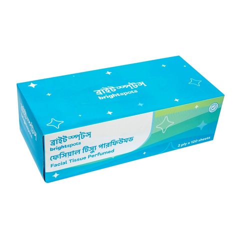 brightspots Facial Tissue Perfumed 2ply x 120 Sheets