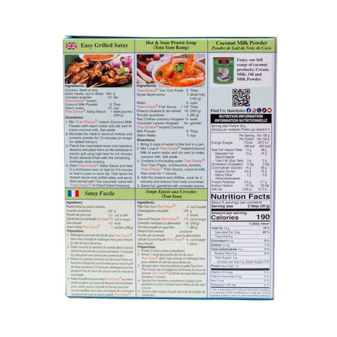 Thai Choice Coconut Milk Powder 160g