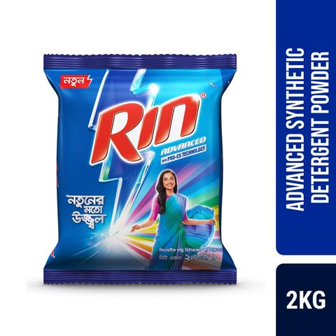 Buy Rin Advanced Synthetic Laundry Detergent Powder 2kg
