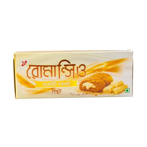 Haque Romancio White Chocolate Biscuit 72g