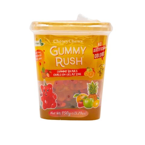 Gummy Rush Gummy Bears Chews Tub 150g