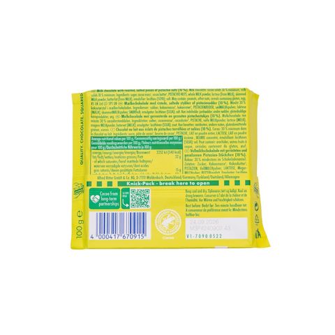Ritter Sports Pistachio Chocolate 100g