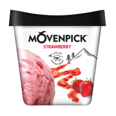 Movenpick Strawberry Ice Cream 500ml