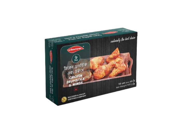 Crown Farms Chicken Dramsticks & Wings 6 Pieces 500g 