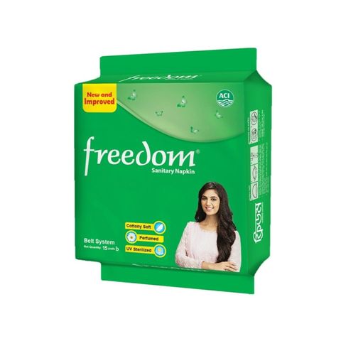 Freedom Sanitary Napkin Belt System 15 Pads