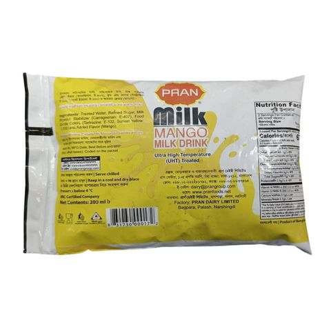 Pran Mango Flavoured Milk 200ml