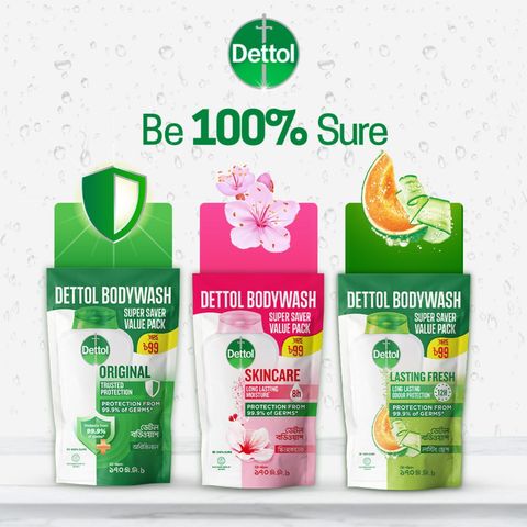 Dettol Bodywash Lasting Fresh Super Saver Value Pack 170ml