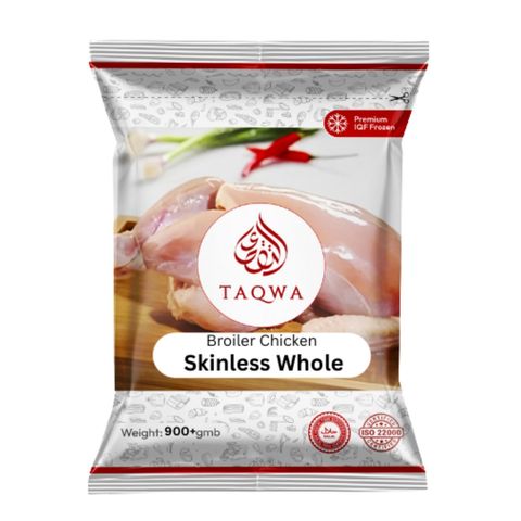 Taqwa Broiler Chicken Skin Less 900g To 1kg+ Whole