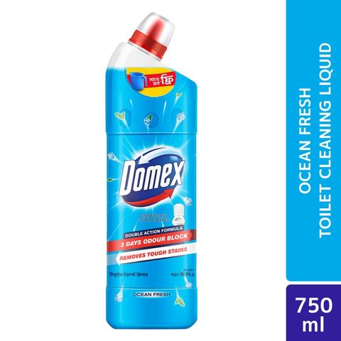 Buy 1 Piece Domex Toilet Cleaning Liquid Ocean Fresh 750ml & Get Mug Free 1 Piece