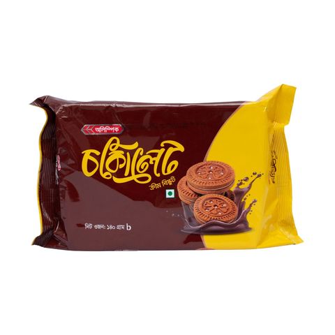 Olympic Chocolate Cream Family Biscuit 140g