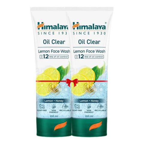 (Buy 1 & Get 1 Free) Himalaya Oil Clear Lemon Face Wash 100ml
