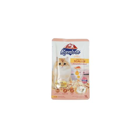 Kaniva Tuna Topping Scallop Cat Pouch 70g