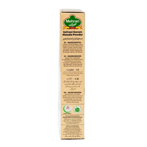 Mehran Zafrani Garam Masala Powder 100g