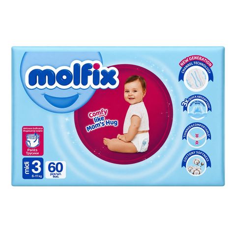 Molfix Pant Jumbo Midi 6-11kg 60 Pieces