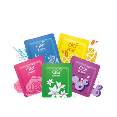 Buy 4 Aer Power Pocket Bathroom Fragrance (Assorted) 10g & Get Free Aer Power Pocket Bathroom Fragrance (Assorted) 10g 1 Piece