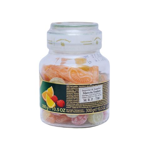 Cavendish & Harvey Candy Mixed Fruit Selection Glass Jar 300g