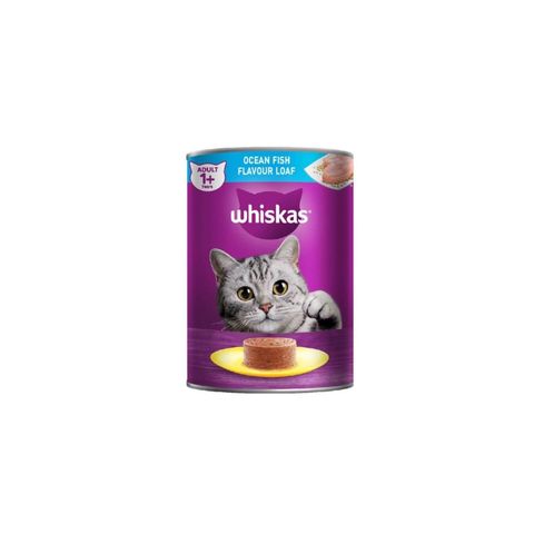 Whiskas ocean fish flavour can wet food 400g