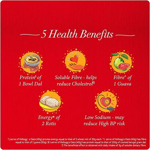 Kellogg's Oats Breakfast Cereal 400g
