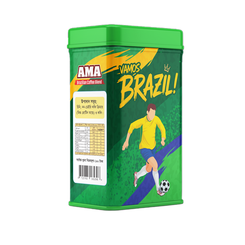 Ama 3in1 Coffee Premix Vamos Brazil Coffee 140g 10 Pieces